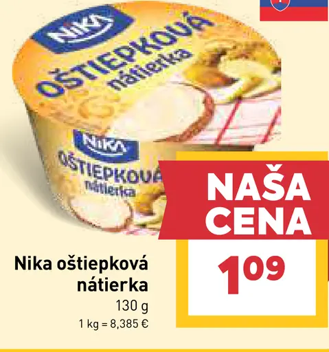 Nika oštiepková nátierka