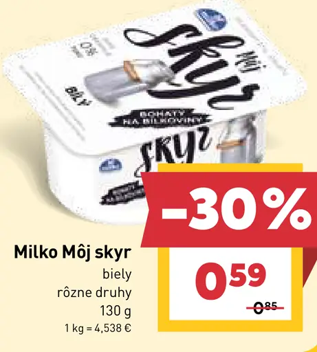 Milko Môj skyr biely