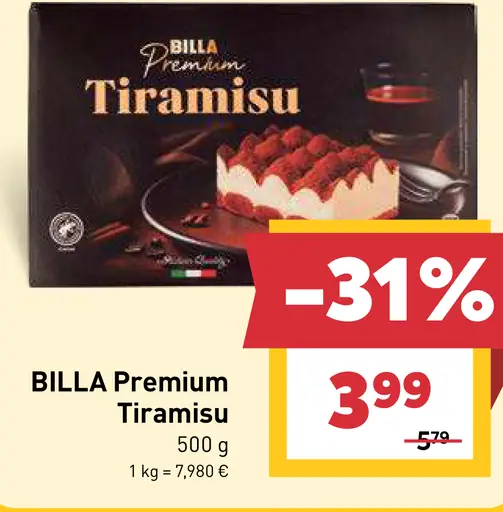 BILLA Premium Tiramisu