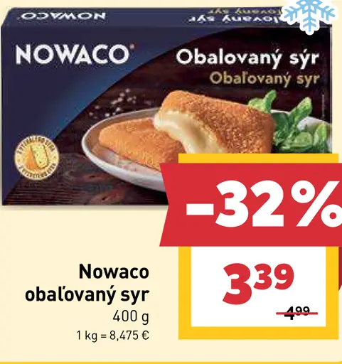 Nowaco Obalovaný syr