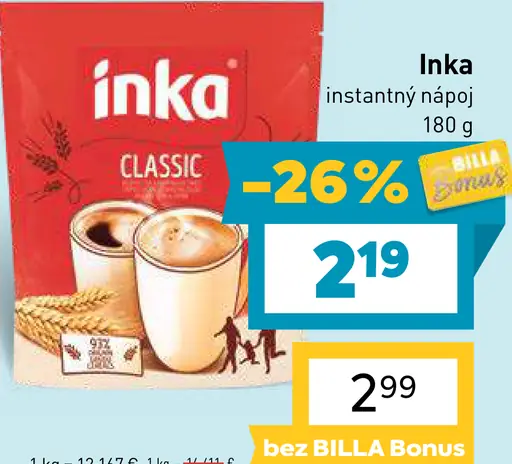 Inka instantný nápoj
