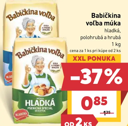 Babičkina voľba Múka hladká