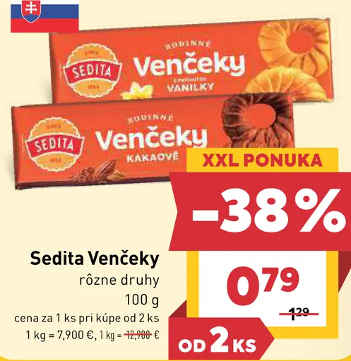 Sedita Venčeky vanilkové