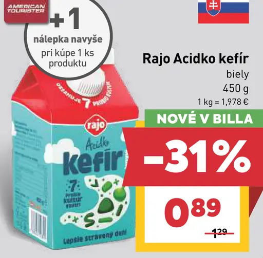Rajo Acidko biely kefír