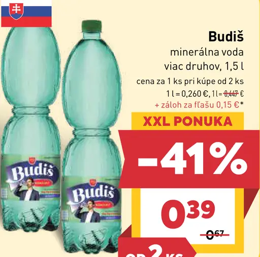 Budiš minerálna voda