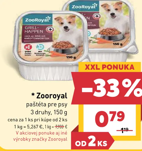 Zooroyal paštéta pre psy