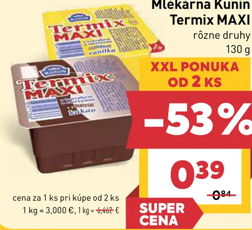Mlékárna Kunín termix maxi