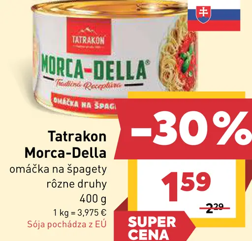 Tatrakon Morca-Della Omáčka na špagety