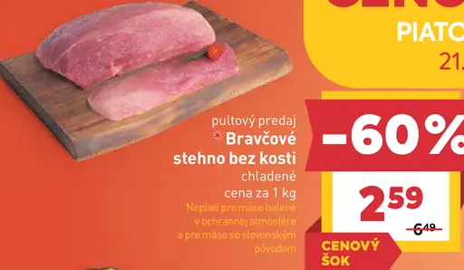 Bravčové stehno bez kosti