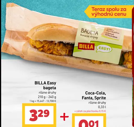 BILLA Easy bageta