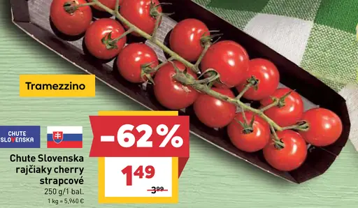 Chute Slovenska cherry paradajky