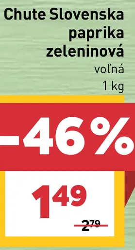 Chute Slovenska paprika zeleninová