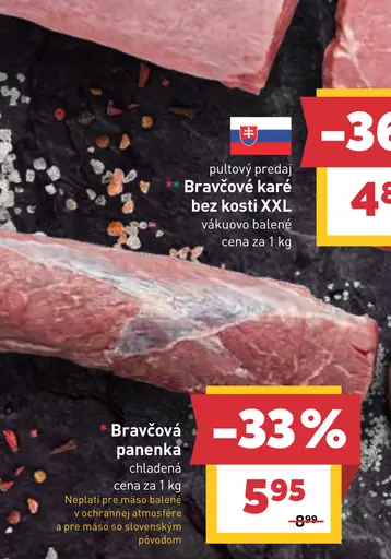 Bravčové karé bez kosti XXL