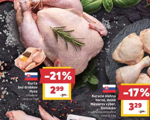 Kurča bez drobkov Hyza chladené