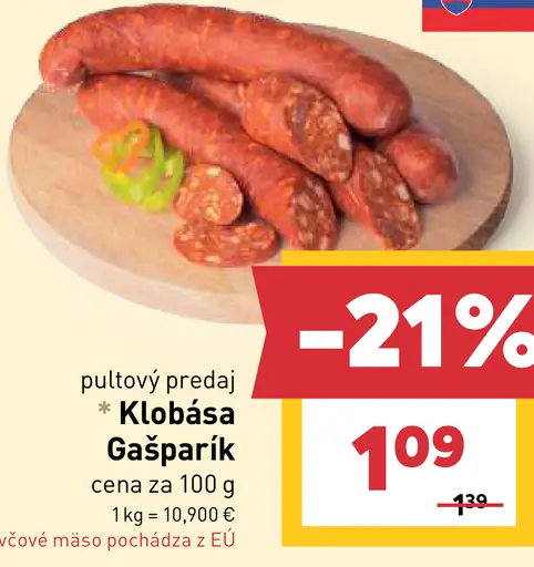 Gašparík klobása