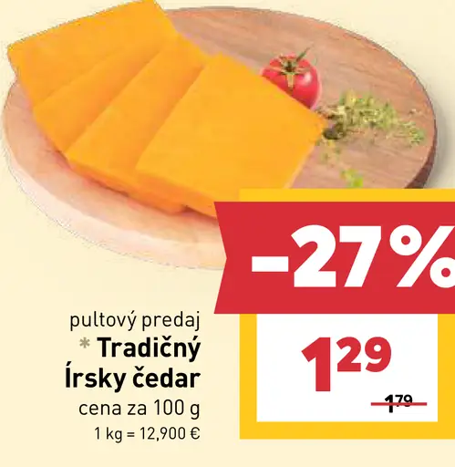 Tradičný írsky čedar