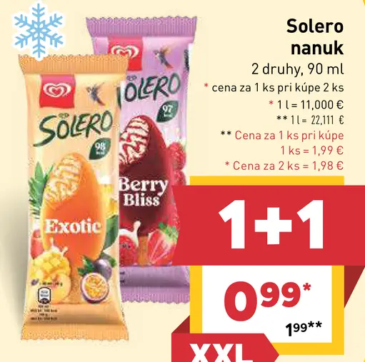 Solero nanuk – Exotic, Berry Bliss