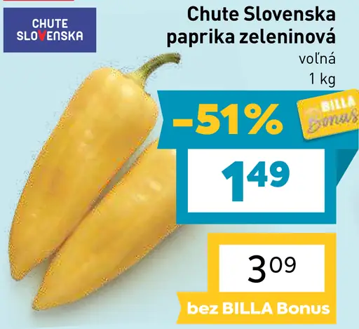 Chute Slovenska paprika zeleninová