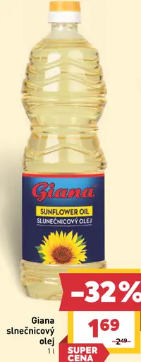 Giana Slnečnicový olej