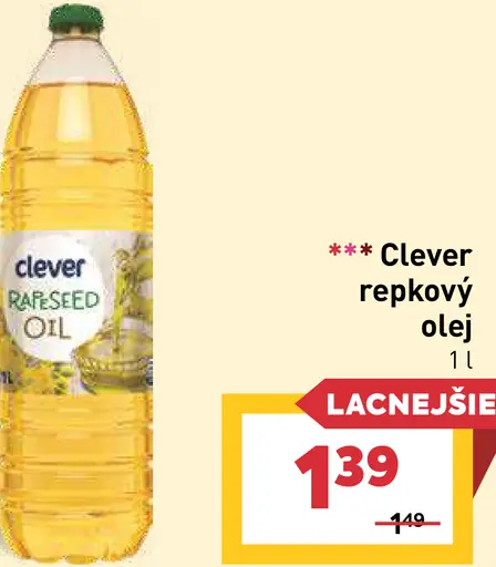 Clever repkový olej