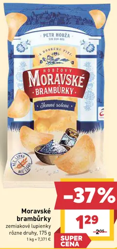 Moravské brambůrky zemiakové lupienky