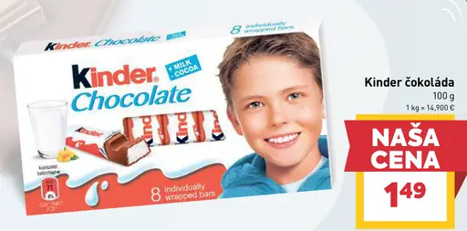 Kinder čokoláda