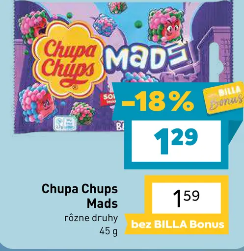 Chupa Chups Mads cukríky