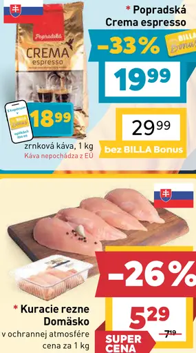 Popradská Crema Espresso zrnková káva