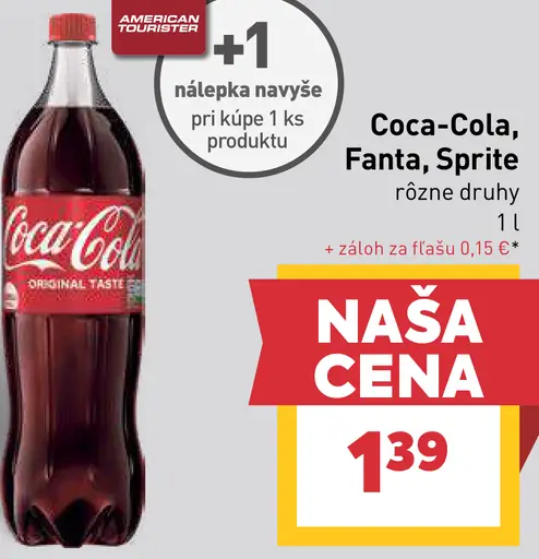 Coca-Cola, Fanta, Sprite rôzne druhy