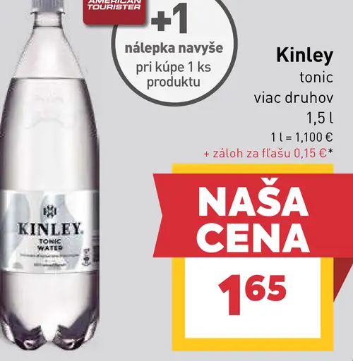 Kinley tonic, viac druhov