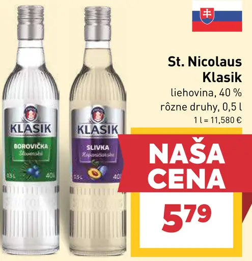 St. Nicolaus Klasik borovička