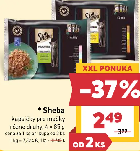 Sheba kapsičky pre mačky 2 druhy