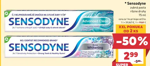 Sensodyne Advanced Clean zubná pasta