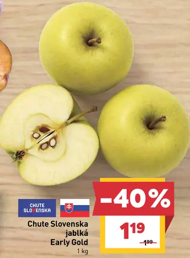 Chuť Slovenska Jablká Early Gold