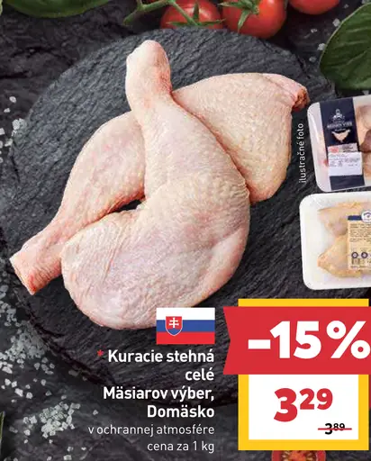 Domäsko Kuracie stehná celé Mäsiarov výber