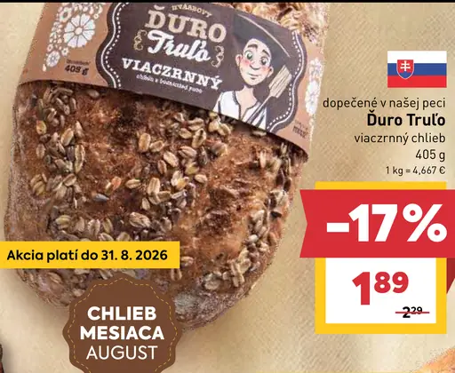 Duro Trulo viaczrnný chlieb