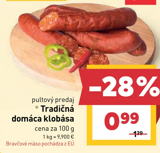 Tradičná domáca klobása