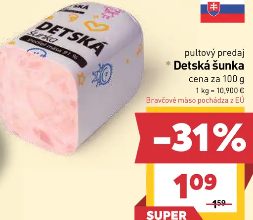 Detská šunka