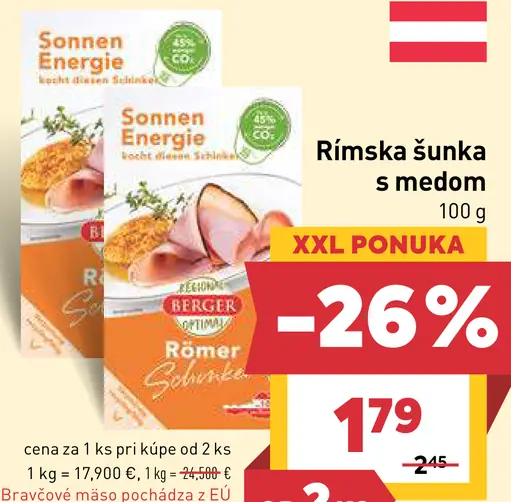 Berger Rímska šunka s medom