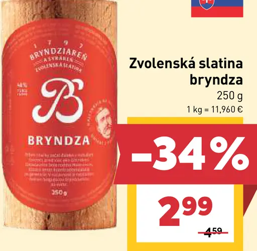 Zvolenská slatina bryndza