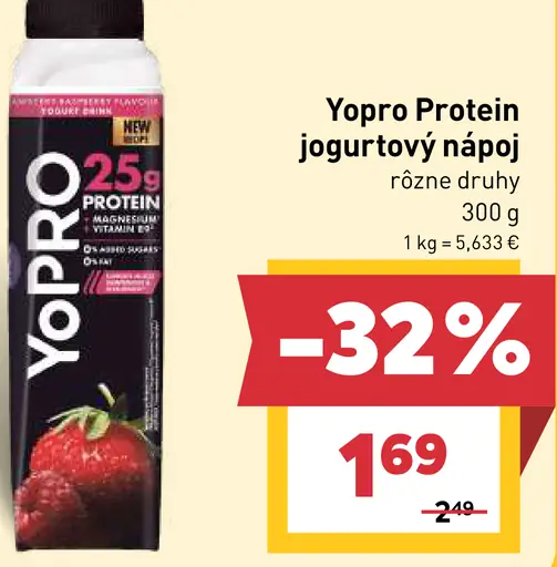 YoPro Protein jogurtový nápoj