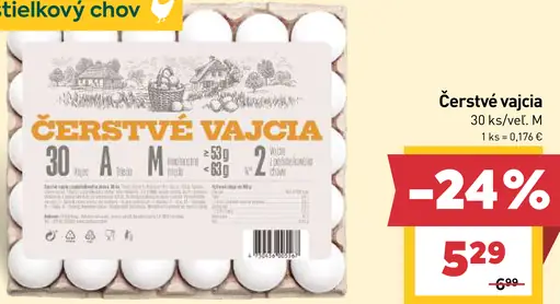 Čerstvé vajcia