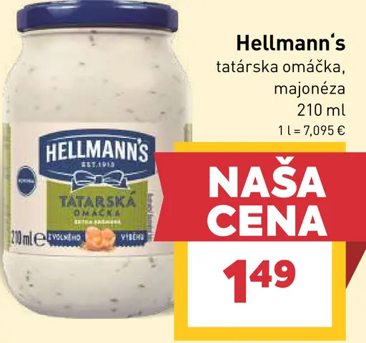 Hellmann's Tatárska omáčka/Majonéza