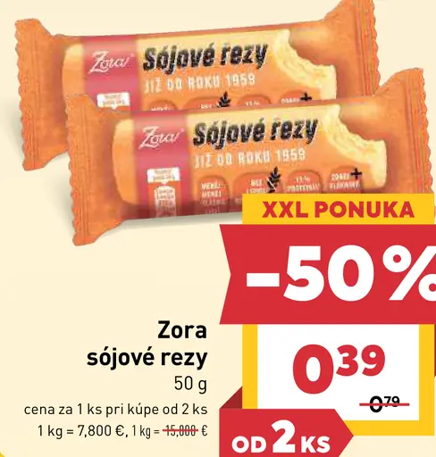 Zora sójové rezy