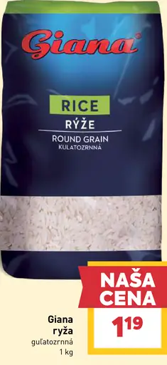 Giana Guľatozrnná ryža