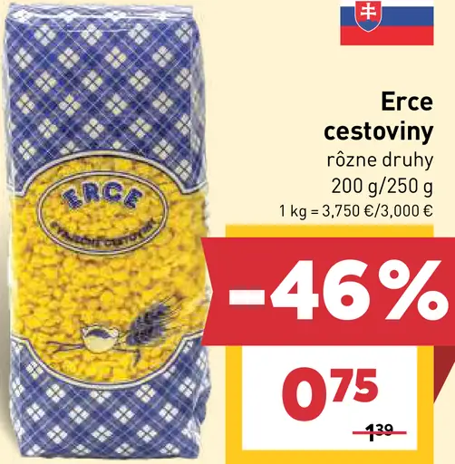 Erce cestoviny