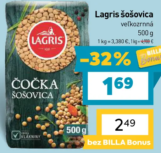Lagris Šošovica veľkozrnná