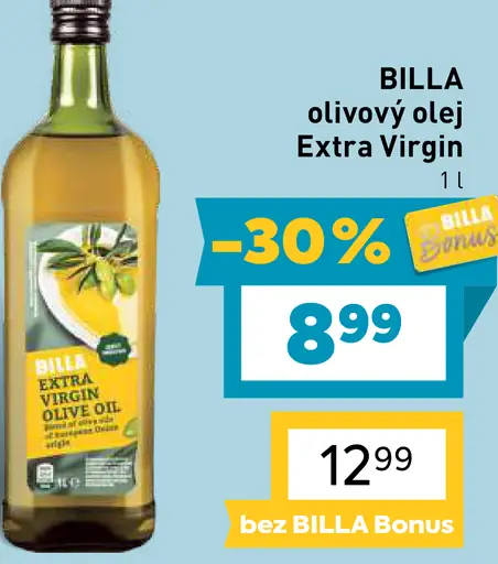 BILLA Olivový olej Extra Virgin