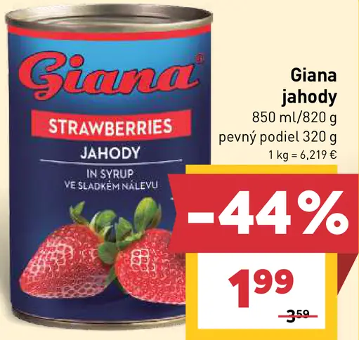 Giana jahody v sladkom náleve