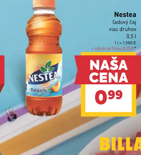Nestea Ľadový čaj s príchuťou broskyne